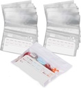 Deke Home - 250 Pack Clear Reselable Pill Bags (4x2.75 in), Travel Medicine Maciņas ar Write-On Etiķete, BPA-free Vienreizlietojams Pill Organizators Medikamenti, Vitamīni & Papildinājumi
