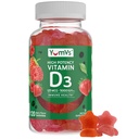 Vitamīns D3 Gumijas 5000 SV 125mcg D3 Gumijas - atbalsts Imūnsupports, spēcīga kaulu veselība - ne-GMO, bez lipekļa, bez piena, D vitamīna gumijas(120 grādos)