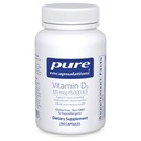 Tīras iekapsulācijas D3 vitamīns 125 μg (5 000 SV) - papildinājums balsta kaulu, locītavu, krūts, sirds, resnās zarnas un imūnās veselības* - ar D vitamīna - 250 kapsulām