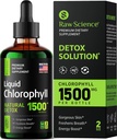 Hlorofila šķidrie pilieni - ķermeņa dezodorēšanas papildinājums, dabas enerģijas palielināšana, organiskā hlorofila ātra absorbēšana Vegan Liquid Chlorophyl – Boost Oxygen un iekšējā dezodorants, Detox šķidrā skābekļa pilieni