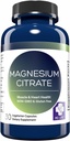 MD. Life Magnija citrāts 250 mg – 30 kapsulas – augsta absorbcija Magnija citrāts Papildinājums – Viegli uzvelkamas kapsulas muskuļu, nervu, sirds, miega un kaulu atbalstam