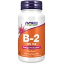 NOW pārtikas piedevas, vitamīns B-2 (riboflavīns) 100 mg, enerģijas ražošana*, 100 Veg kapsulas