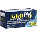 Advil PM Liqui-Gels Pain Nakts miega režīms, 40 Liqui-Gels (2. iepakojums)