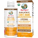 MaryRuth Organics Lauvas Mane Papildinājums -- Ultra Absorbcija Liposomālā Full Spectrum Lion's Mane Mushroom -- 200mg Beta-Glucans Per Servējot -- USDA Organic --Vegāns - 7.6 oz - 15 Kalpo