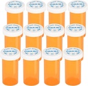 Plastmasas Medicīna Pill Pudeles ar bērnu izturīgs Caps - push uz leju un turn - uzrakstīšanās Flakons, Medicīna Konteiners, Pill Kastes Dispenser Organizatori (12pcs, 30 Dram)