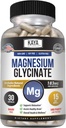Kaya Dabas Magnijs Glicerīns 183mg uz Caps, Čelēts par maksimālo Absorbciju, Non-GMO, NO Gluten Dairy & Soy, Atbalsta Muskuļu un sirds veselību 30 Skaits