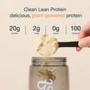 Nuzest - Pea proteīna pulveris - tīrs Lean proteīns, Premium Vegan augu bāzes proteīna pulveris, bez piena, bez lipekļa, bez ĢMO, proteīns krata, bagāts Šokolāde, 100 Pasniedz, 5.5 Lb