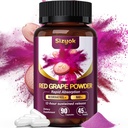 Piceid Resveratrol papildinājums un NAD+ šūnu regenerators, Ultra augsta tīrība un biopieejams, Atbalsts sirds veselību, asins plūsma, šūnu enerģijas ražošana un metabolisms, sarkano vīnogu pulveris, 45 dienu piegādes-40
