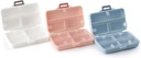 Portable Pill Case,Ceļot Pill Organizators,Daily Pill Organizators,7 Iedalījumi, Pill kaste Purse Kabatas turēt vitamīnus, Cod aknu eļļa, Pielietot un Medication-(balts+zils+) Rozā)