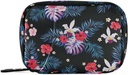 Plāksnes organizētājs Palm Leases Ziedu Pill Box 7 Day Pill Case Bag Travel Pill Organizators Bag ar rāvējslēdzēju Pārnēsājams Weekly Case Compact Izmērs Vitamīnu piedevas turētājs