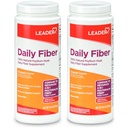 LEADER Psyllium Husk pulvera papildinājums 4-in-1 Fiber gremošanas veselībai, augu balstīta 100% Natural Psyllium Husk Daily Fiber, bez lipekļa, ne-GMO, Salīdzināt ar Metamucil 20.3 OZ (iepakojums no 2)