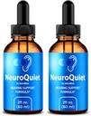 NutraRize (2 Pack NeuroQuiet Drops – Oficiālā dzirdes atbalsta formula ar dabas, Clean Sastāvdaļas, lai palīdzētu uzturēt ausu labsajūtu, Premium Gotas Review (60 Servē)