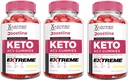 Tikai laboratorijas (3 Pack Boostline Keto ACV Gummies Extreme 2000MG Boost Line Keto Gummies Apple Sidrs Etiķis Formulēts ar granātābolu Bietu sulas pulveris B12 Vegan Non ĢMO 180 Gumys