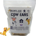 Suņu Chits Cow Ausis Suns un kucēnu Treats - visi dabas graudu un ķīmisko bezmaksas treniņu košļājamās rotaļlietas - augsts olbaltumvielu un zemu tauku - Atbalsta Zobu veselība - Ražots ASV - 10 Count
