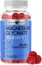 Magnija Glicināt Gumijas - augstas potences Magnija Papildinājums ar maksimāli 423mg Elementārā magnija, Pre un Probiotikas  - Magnija Bisglicināts Superior Veselības Atbalsts - 60 Skaits