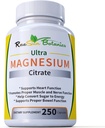 Ultra magnija citrāts 250ct regulējama deva Formula viegli norīšanas!