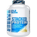 Evlution Nutrition Stacked Protein Protein Pulveris ar 25 Grams olbaltumvielu, 6 Grams BCAAs un 5g Glutamīna (Vanilla Ice Cream, 5 LB)