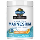 Dzīvības dārzs Dr. Formulēts visa pārtika Magnijs 419,5g Pulveris - apelsīns, helāts, ne-GMO, Vegan, Kosher, lipeklis un bezcukura Papildinājums ar probiotikām - Labākais anti-Stress, Calm & Regularity