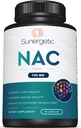 Premium NAC papildinājums N-acetyl Cysteine – 750 mg uz kapsulām – atbalsta aknas, detoksu Imūnās, šūnu un respiratorās veselības - 90 N acetilcisteina kapsulas