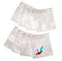 Gluds Trip Pill Somas Travel - 8 Atkārtoti lietojams Sertificēts Pārtikas Pakāpe Zip Top Pill Mucas Medicīnai, Vitamīniem, Uzkodas un piederumi - Lielāks 3.25 x 3.5 Izmērs