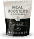 Savory White Cheddar Protein Pulveris – 16g Augstas olbaltumvielu ēdienreizes uzlabotājs vārīšanai – Keto Friendly, Gut & locītavu atbalsts – Kolagēna peptīdi