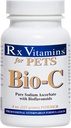 Rx Vitamīni Bio-C - vitamīns C suņiem un kaķiem - ar citronu bioflavonoids alerģijas atvieglojums - Imūnās atbalsta papildinājums - veicina veselīgu apvalku un ādu - locītavu papildinājums - 4oz