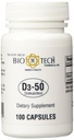BioTech Pharmacal - D3-50 (50 000 SV) - 100 vāciņi (FFP)