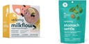 UpSpring Atpūtas pilieni, piparmētru aromāts, 28 Ct+Pilkflow Zīdīšanas Piedeva Dzēriens Sajauc ar Moringa & Svētīgs Thistle, Nav Grieķu, 