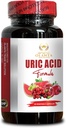 Uric Acid Support - Uric Acid & Lovel Support Kapsulas, Herbal urīnskābes papildinājums, Uric Acid Support, Antioksidants-Rich - 1 pudele 60 kapsulas