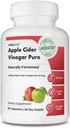 Ābolu sidrs Etiķis Pure Apple Sidrs Etiķis Kapsulas ar dabiski fermentētu 1300mg Apple Sidra Etiķa koncentrāts. 60 kapsulas