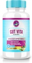 Gut Vita kapsulas - Gut Vita Papildinājums uzlabotajam gremošanas labsajūtam, All-Natural Formula Gut veselības atbalstam, GutVita Optimal Gut Flora atjaunošana, Pastillas Atsauksmes (60 kapsulas)