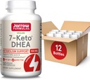 Jarow Formulas 7-Keto DHEA 100 mg, uztura papildinājums taukskābei un karbohidrātam Metabolisma atbalsts, 30 Veggie kapsulas, 15-30 dienu iepakojums, 12 devu iepakojums
