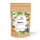 Tīrs un dabīgs neem atstāj pulveris bez Vienkāršas ādas, zīdaini mati un matu tīrītājs. (Neem Leaf pulveris 145gm/5Oz)