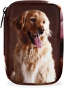 Golden Retriever Dog Pill Case Weekly Medicīna Organizators ar Travel Bag Septiņu dienu Pill Box Vitamīna Papildinājums Box Zivju eļļas Tabletes turētājs