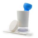 EQUADOSE Pill Crusher pieaugušajiem, senioriem un mājdzīvniekiem, Pug tabletes Grinder Pulverizer barošanai Tubes, Pet Meds, Viegla norīšana, smalks pulveris Crusher zālēm, Travel-Draudzīgi un viegli lietot