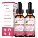 Magnija glicināts Šķidrs, augstas potences magnija glicināts, citrāts, bez cukura Vegan Non-GMO Complex papildinājums veicina Nerv, Relaksācija, Muscle,Sleep Support