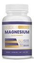 Magnija papildu stipruma papildinājums – 600 mg magnija glicināts – atbalsta kaulu veselību, muskuļu funkcijas – Vegāns, ne-ĢMO – 60 kapsulas