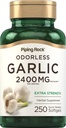 Piping Rock Odorless Ķiploki Papildinājums 2400mg 