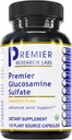 Premier Research Labs Glucosamine Sulfate - Bez čaulgliemju Glucosamine Sulfate Kapsulas locītavu atbalstam, Savienoto audu veselība, 750 mg Per Serving, Vegan Friendly - 120 Veģetārās kapsulas