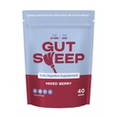 Gut Sweep - Ikdienas gremošanas papildinājums - Psyllium Husk Fiber - Atbalsta Apetīta kontrole - Uz lipekļa bāzes - Keto & Paleo Friendly - 40 Kalpo - Jauktas ogas