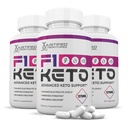 (3 Iepakojums) F1 Keto Tabletes 1275MG Jauna un uzlabota formula Satur Apple Sidra Etiķis Extra Virgin Olīveļļa Pulveris Zaļā tēja Leaf 180 Kapsulas