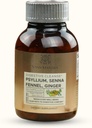 Gremošanas Attīriet Kapsulas - 1200mg Psillijs, Senna, Fenhelis, Ingvera ekstrakts - 60 Skaits, Dabīgs Digestive & Health Support Papildinājums, Gentle Bowel Movement Aid - Vegan Formula līdzsvaroto Gut Health