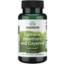 Swanson Full Spectrum Turmeric Hawthorn & Cayenne 60 kapsulas