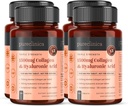 tīra linica Triple Strength Marine Collagen & Hyaluronic Acid – 1500 mg katrā tabletē;   ) 720 tabletes (4 pudeles pa 180);   )  ) Atbalsts ādai, locītavām un hidratācijai
