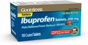 GoodSense 200 mg Ibuprofēna tabletes, drudzis Samazinātājs un sāpju atvieglojums no ķermeņa sāpes, galvassāpes, artrīts sāpes un vairāk, 100 Skaits