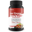 Aknu tīrīt Detox & remonts - Aknas, nieres, & Colon tīrīt - augu izcelsmes aknu atbalsta papildinājums ar Dandelion saknes, alveja, kurkuma, ingvers - veicināt aknu veselību Protams