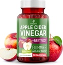 Ābolu sidrs Etiķis Gumijas - dabīgs ābolu aromāts - veselīgs Keto Gummies - ne ĢMO, Vegan, bez lipekļa - ābolu sidrs Gumies (60 gabali)