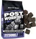 Bully Max 2-in-1 post-workout Recovery Support Chews - Suns Vitamīni un uztura papildinājums maziem un lieliem Šķirnēm - Kucēnu un pieaugušo suņu hidratācija un elektrolītu papildināšana - 75 Soft un garšīgs košļājamās