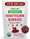 1.5 mārciņas (24 oz) 100% Organic Hawthorn Ogas Kaltēts Bulk 